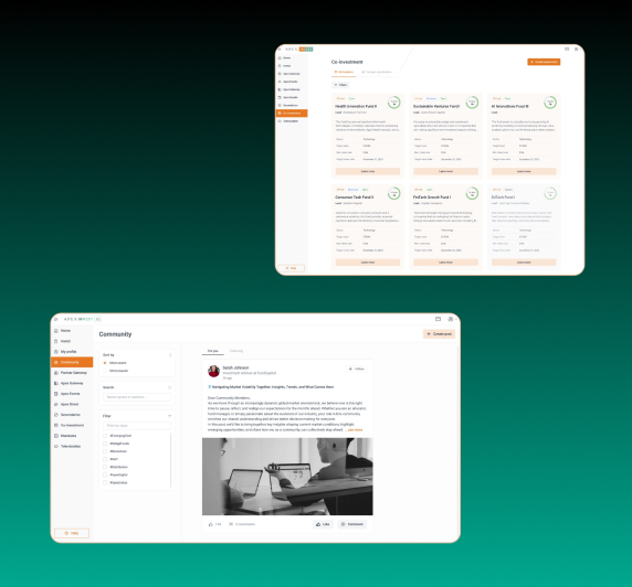 Apex invest.io multiple desktop displays left inverted